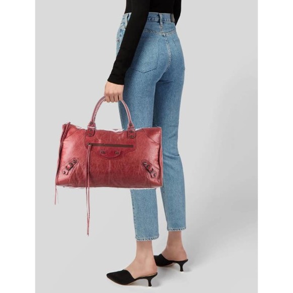 Balenciaga Weekender Classic Studs Leather - Picture 4 of 13